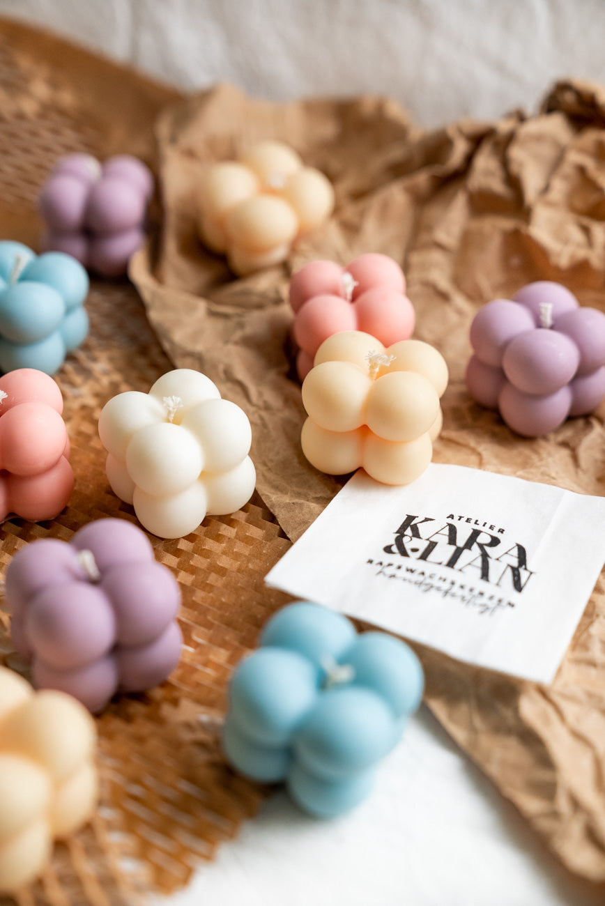 BLE minis// pastellkerzen