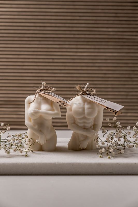 SET // SHY JIL & SHY NOA // körperkerzen